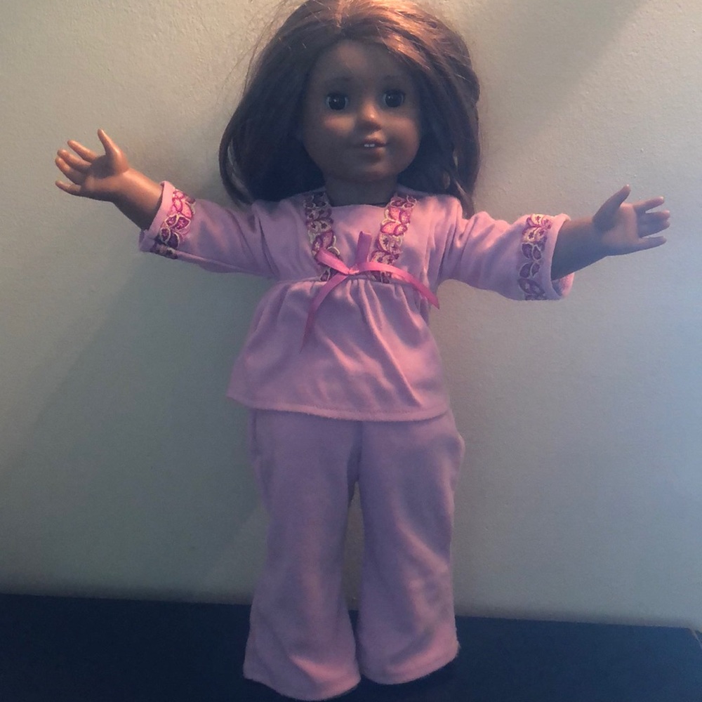 American girl doll with pajamas